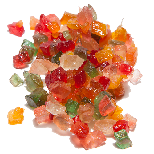 Vegyes gyümölcs kocka